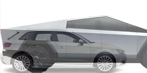 #A3 e-tron 2013- + サイバートラック デュアルモーター 2022-