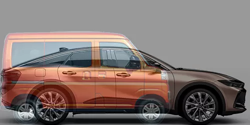 #アトレー RS 商用車 2021- + クラウン クロスオーバー G 2022-