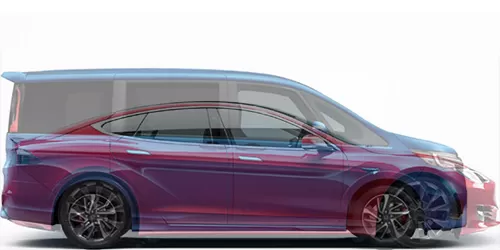 #ステップワゴン G 2015- + Model S パフォーマンス 2012-