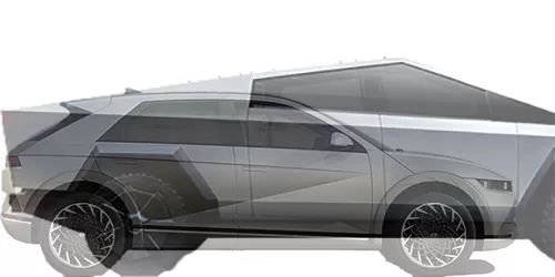 #アイオニック5 Lounge AWD 2022- + サイバートラック シングルモーター 2020-