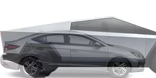 #エラントラ 2020- + サイバートラック デュアルモーター 2022-