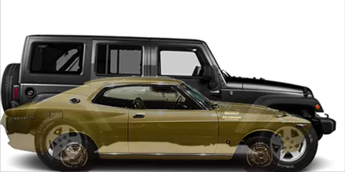 #ラングラー 2018- + ローレル ハードトップ2000 GL-6 1972-1977