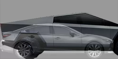 #MAZDA6 セダン 2012- + サイバートラック デュアルモーター 2022-