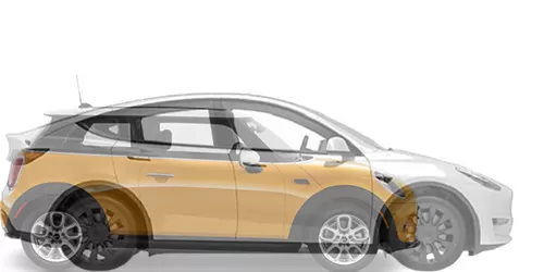 #MINI Cooper 2014- + model Y Dual Motor Long Range 2020-