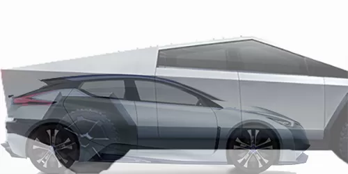 #IDS コンセプト 2015 + サイバートラック デュアルモーター 2022-