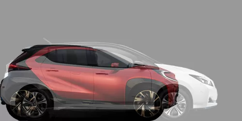 #新型リーフ G 2017- + アイゴX プロローグ EV コンセプト 2021