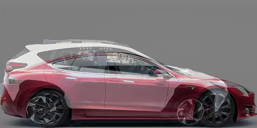 #クロストレック 2023 + Model S パフォーマンス 2012-