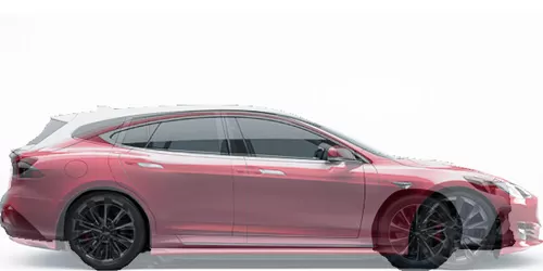 #レヴォーグ 2020- + Model S パフォーマンス 2012-