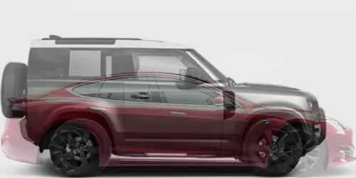 #model S Long Range 2012- + ディフェンダー90 2019-