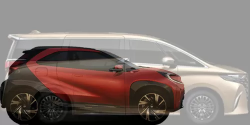 #アルファード ハイブリッドZ 2023- + アイゴX プロローグ EV コンセプト 2021