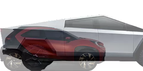#アイゴX プロローグ EV コンセプト 2021 + サイバートラック シングルモーター 2020-