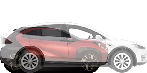 #Aygo X Prologue EV concept 2021 + Model X Performance 2015-