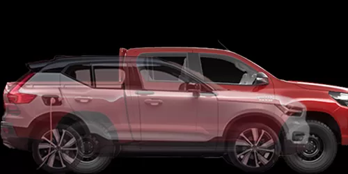 #Hilux Z 2015- + XC40 P8 AWD Recharge 2020-