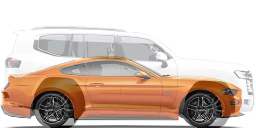 #ランドクルーザー GR SPORT ディーゼル 2021- + Mustang 2015-