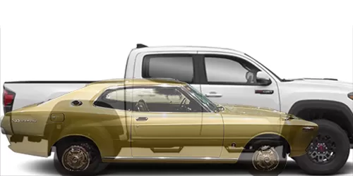 #タコマ Double Cab Short 2016- + ローレル ハードトップ2000 GL-6 1972-1977