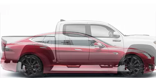 #タコマ Double Cab Short 2016- + Model S パフォーマンス 2012-
