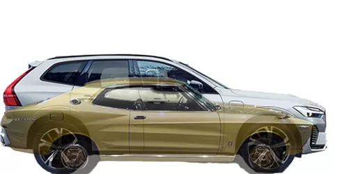 #XC60 リチャージ T6 AWD Inscription 2022- + ローレル ハードトップ2000 GL-6 1972-1977