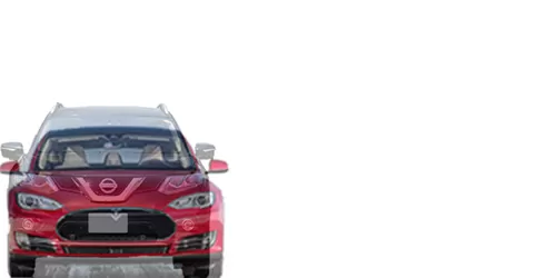 #エクストレイル ハイブリッド Xi 2013- + Model S パフォーマンス 2012-