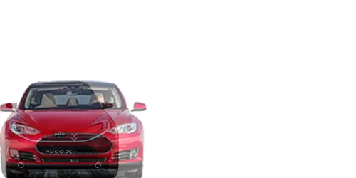 #Aygo X Prologue EV concept 2021 + model S Long Range 2012-
