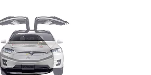 #プリウス Z 2023- + Model X パフォーマンス 2015-